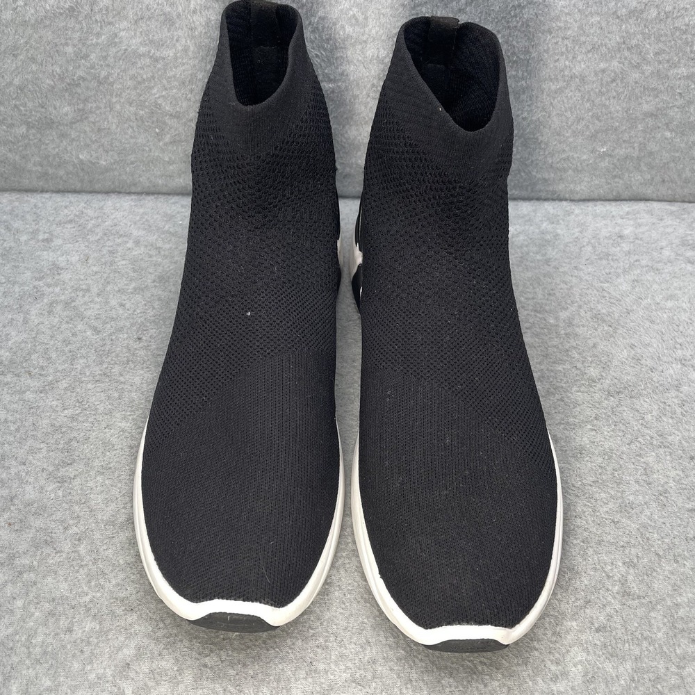Mark Nason Women's A-Line Daze Size 8.5 Black Knit High Top Slip On Sneakers - Picture 2 of 9